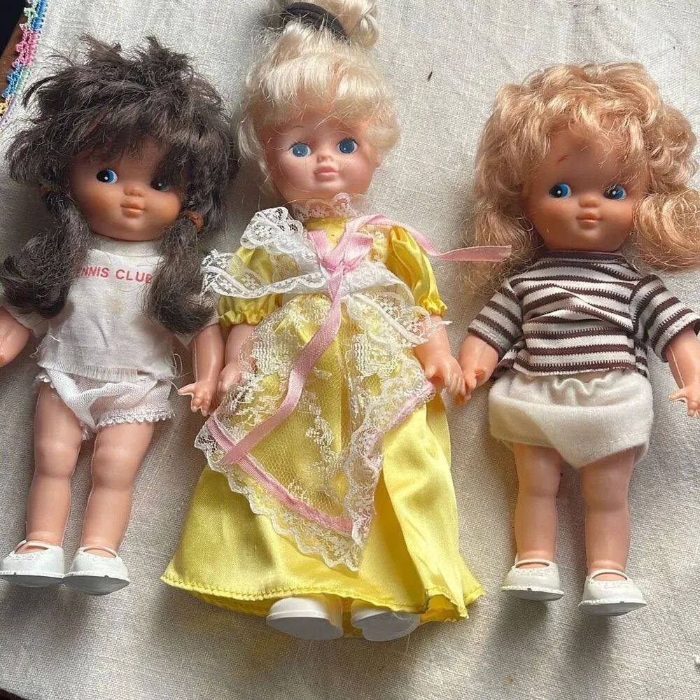 Lot of 3 vintage dolls from 80’s Two Taiwan one Cititoy